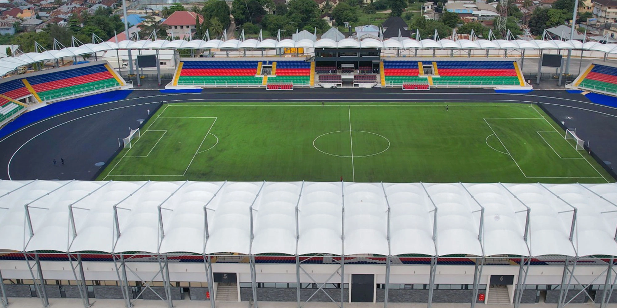 Roofed Grandstand