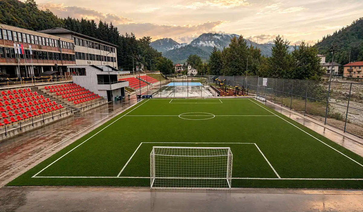 Serbia Football Field
